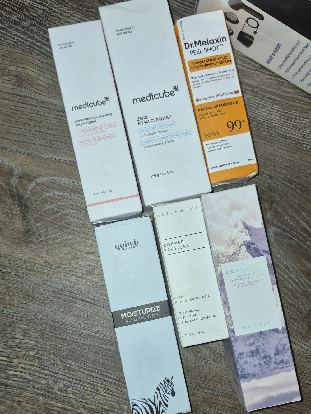 Medicube & Dr.Melaxin, Quitch, Skin 1004, Asterwood Skincare Set